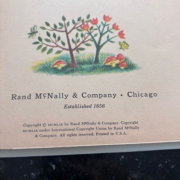 Vintage Scamper the Squirrel Children’s picture book mini 1959 Rand McNally - Picture 3 of 9